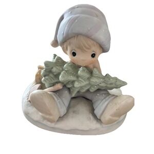 Precious Moments 1989 Don't Let the Holidays Get You Down Christmas Collector